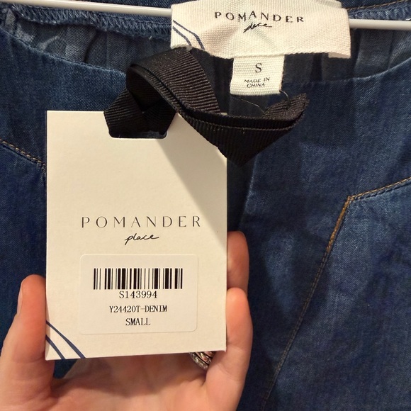 Pomander Women's Denim Dress - Picture 4 of 9